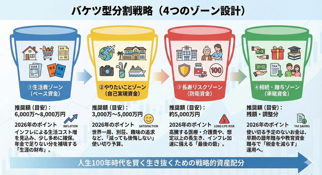 バケツ型分割戦略のイメージ