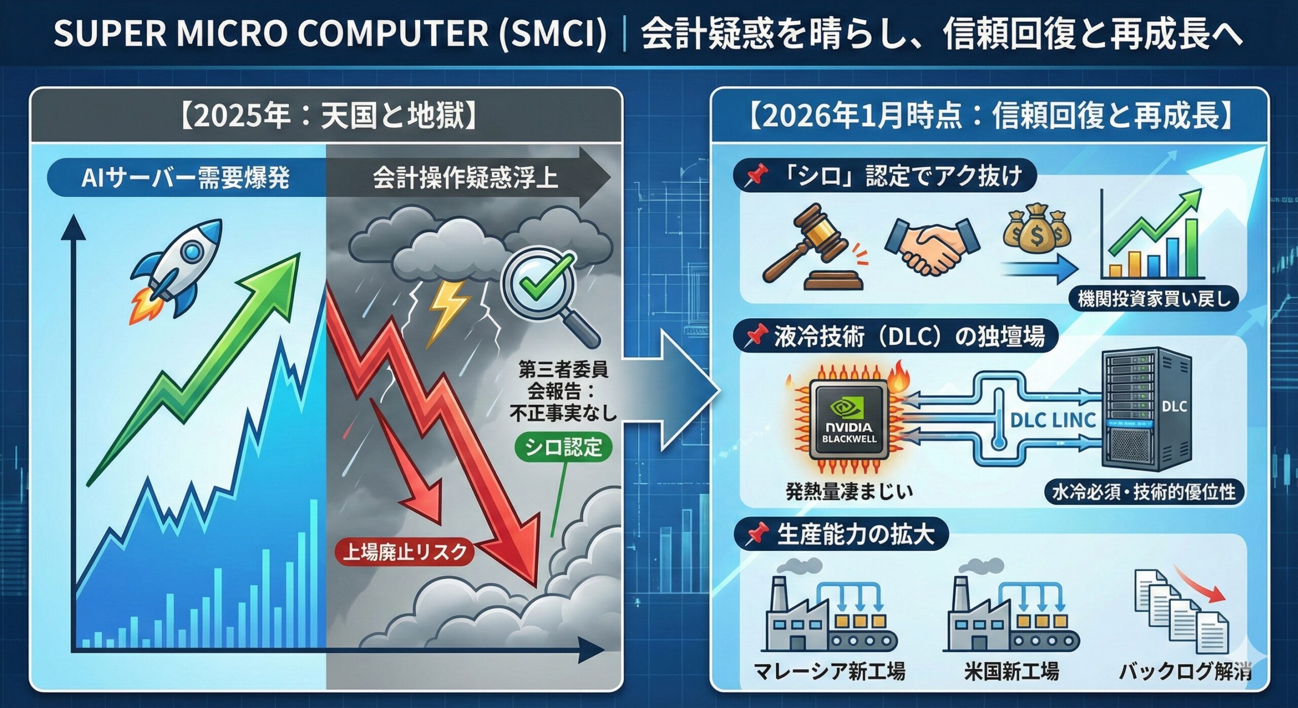 SUPER MICRO COMPUTERの2026年の注目ポイント図解