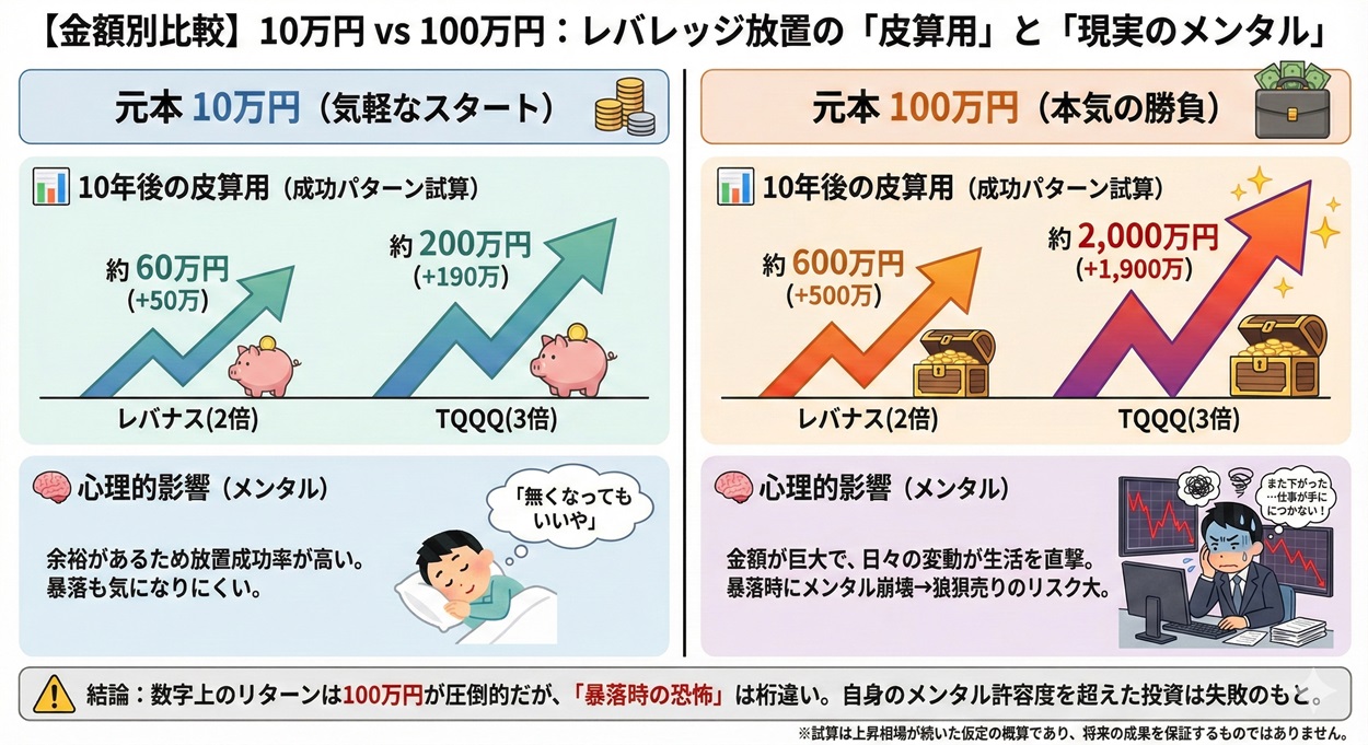 金額別の結果比較