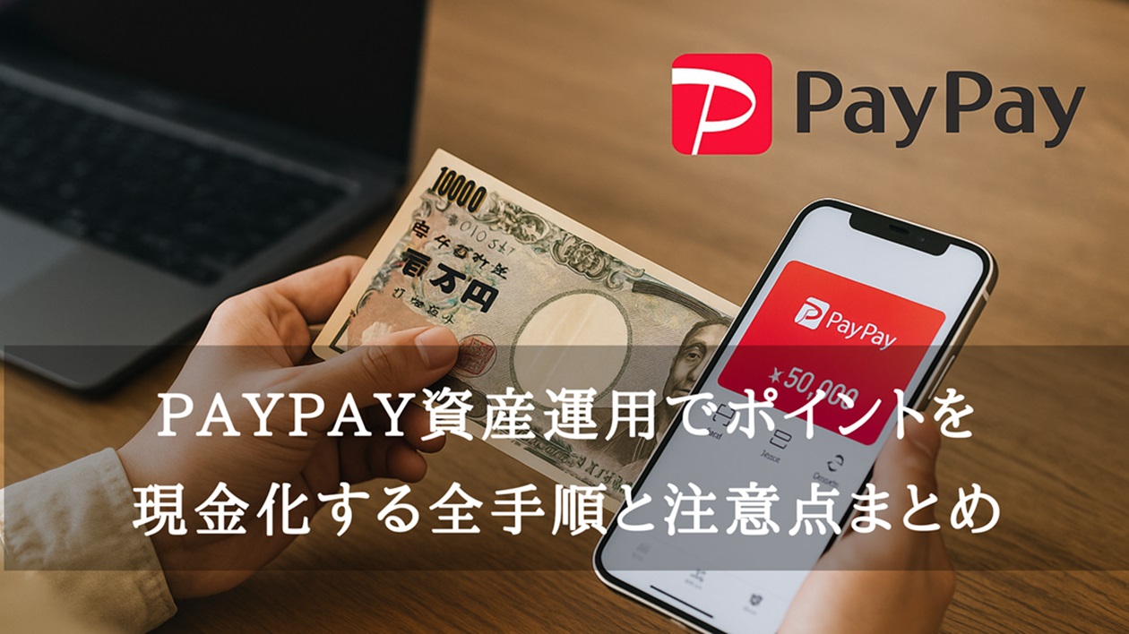 PayPay資産運用でポイントを現金化する全手順