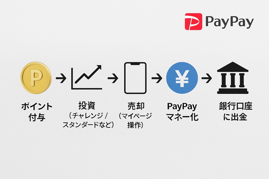 ポイントの現金化フロー
