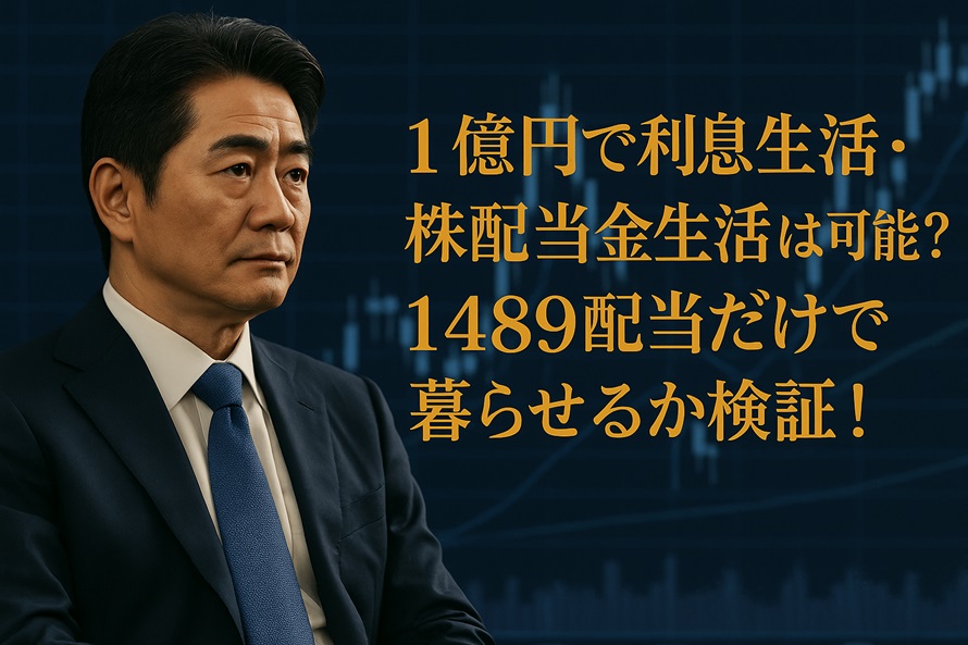 1億円で利息生活・株配当金生活は可能？