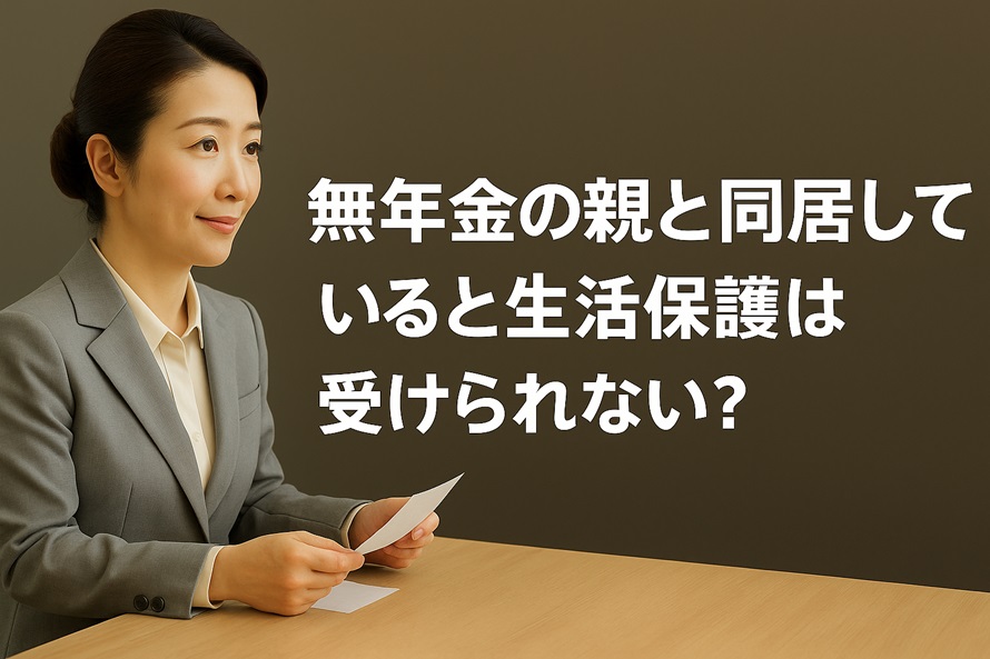 無年金の親と同居していると生活保護は受けられない？