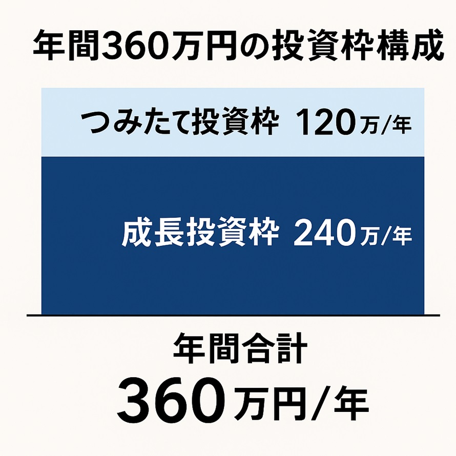 年間合計360万円まで非課税