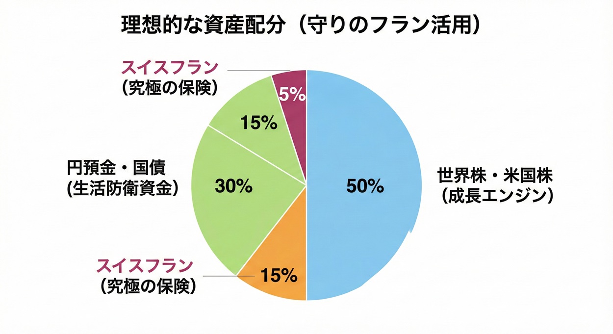 理想的なポートフォリオ配分（スパイス投資）