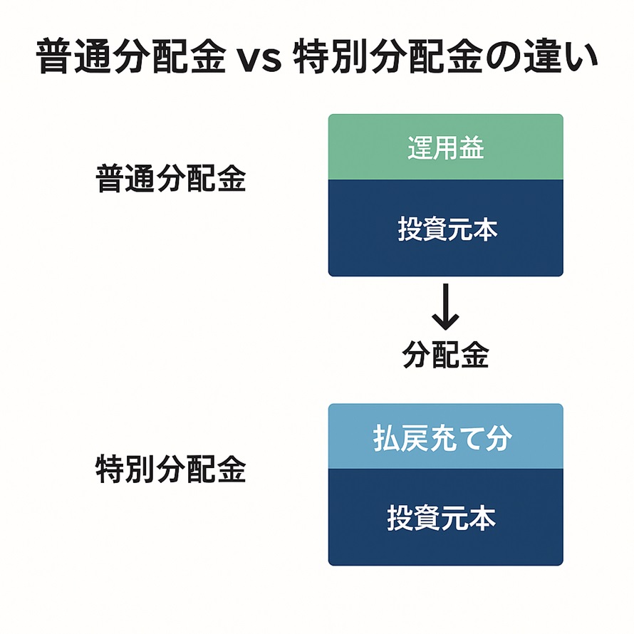 普通分配金 vs 特別分配金の違い