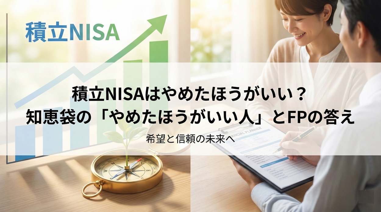 積立NISAはやめたほうがいい？知恵袋とFPの答え