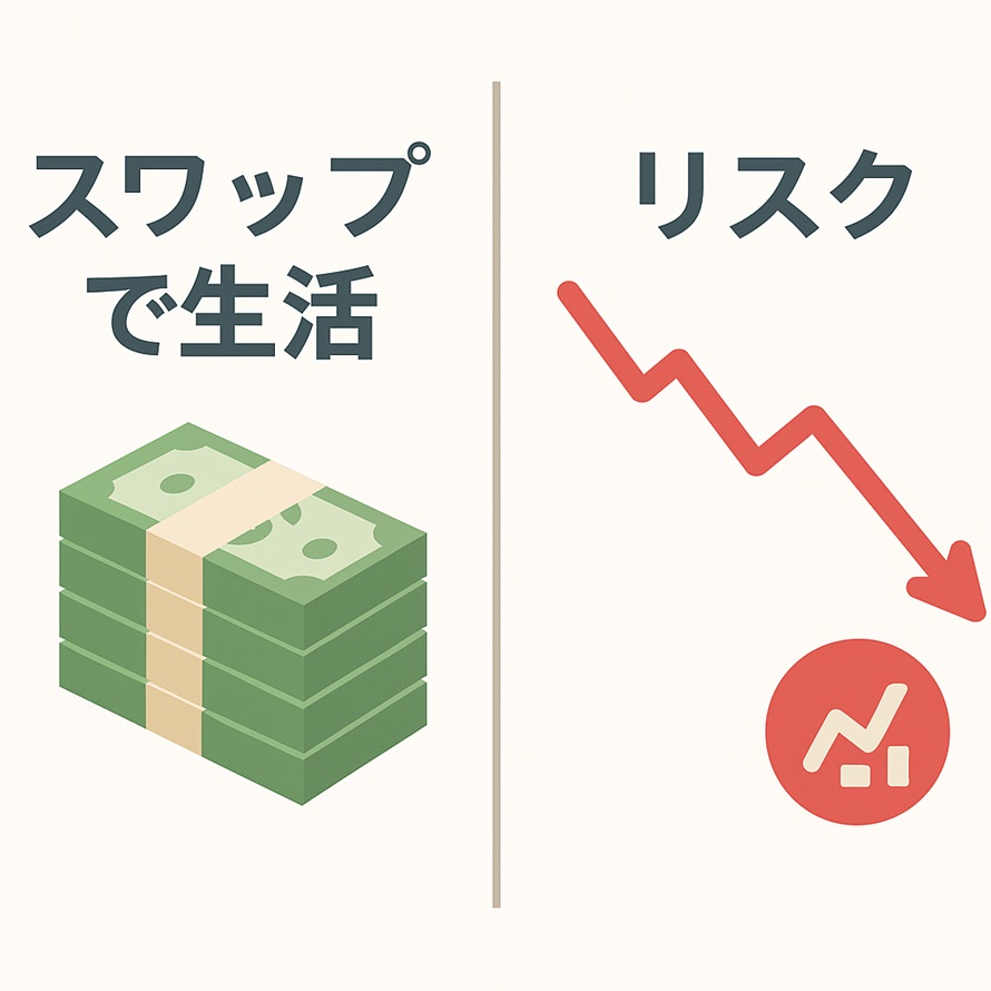 スワップで生活するために必要な保有通貨量とリスク