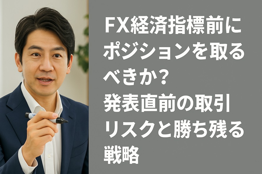 FX経済指標前にポジションを取るべきか？