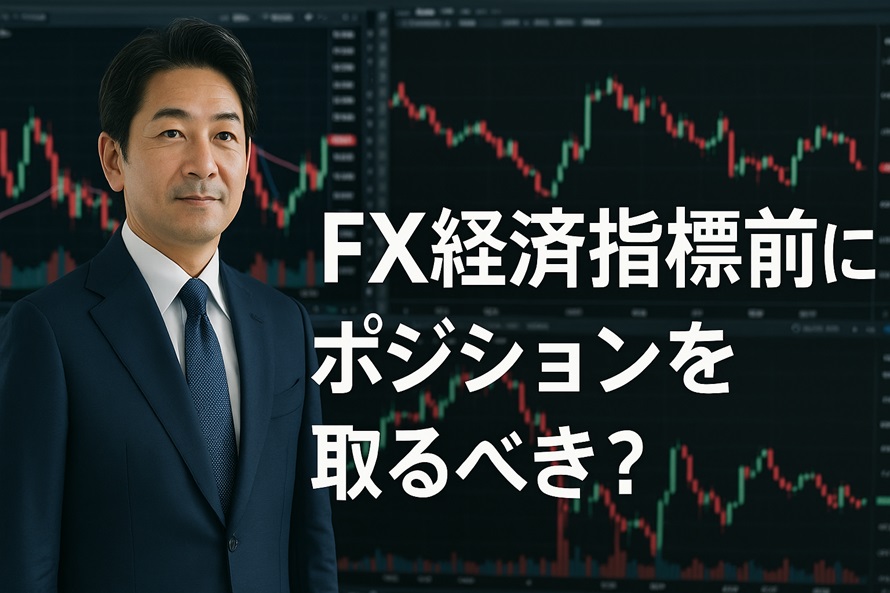FX経済指標前にポジションを取るべきか？