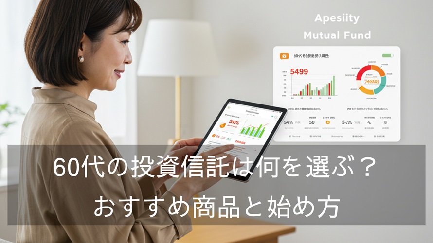 60代の投資信託は何を選ぶ？