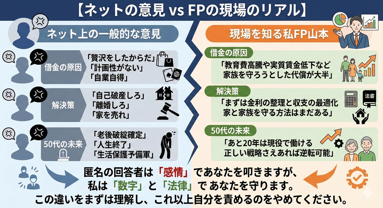 ネットの意見 vs FPの現場のリアル
